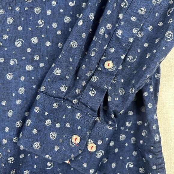 Et Vous Paris Men's 2XL Long Sleeve Button Down Pearl Buttons - Picture 4 of 10